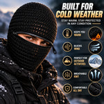 Zippered Knit Balaclava
