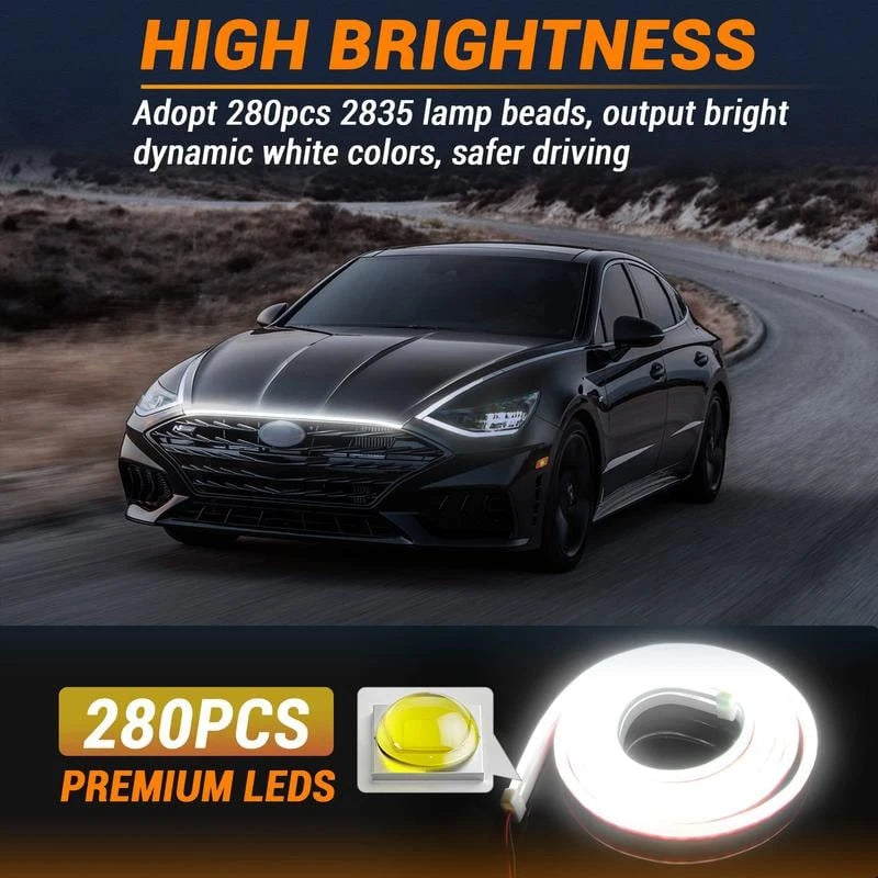 Automotive Hood Gap LED Strip