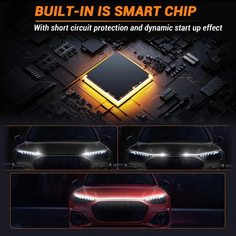 Automotive Hood Gap LED Strip