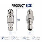 Stainless Steel Sewer Jetter Nozzle