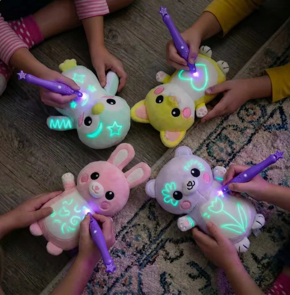 Light-Up Drawing Plush Toy