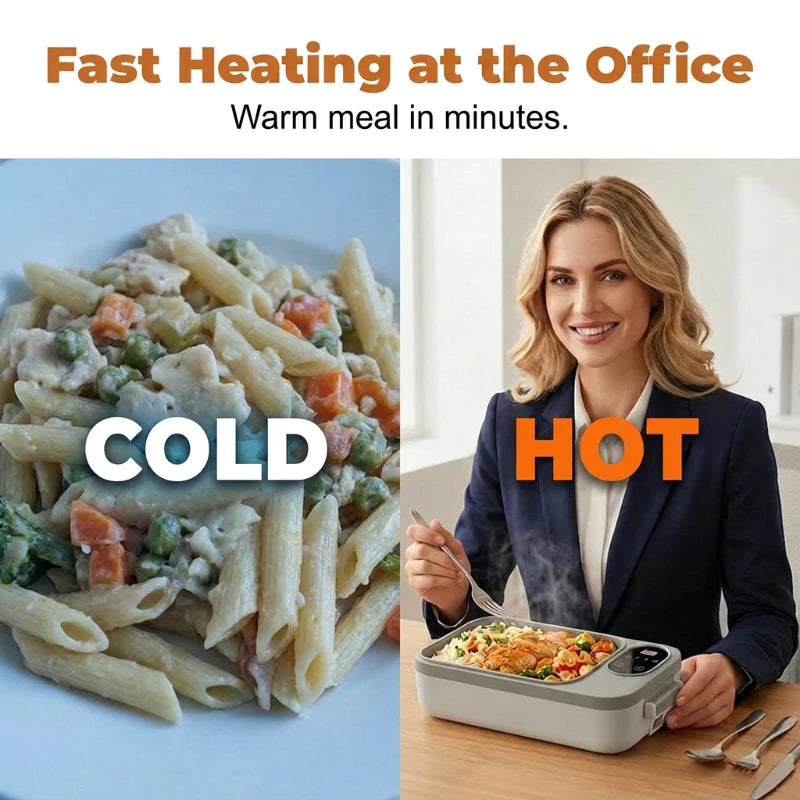 HeatBox Pro – Portable Self-Heating Lunch Box