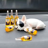 Cute Drunken Animal Resin Statue