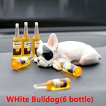 Cute Drunken Animal Resin Statue