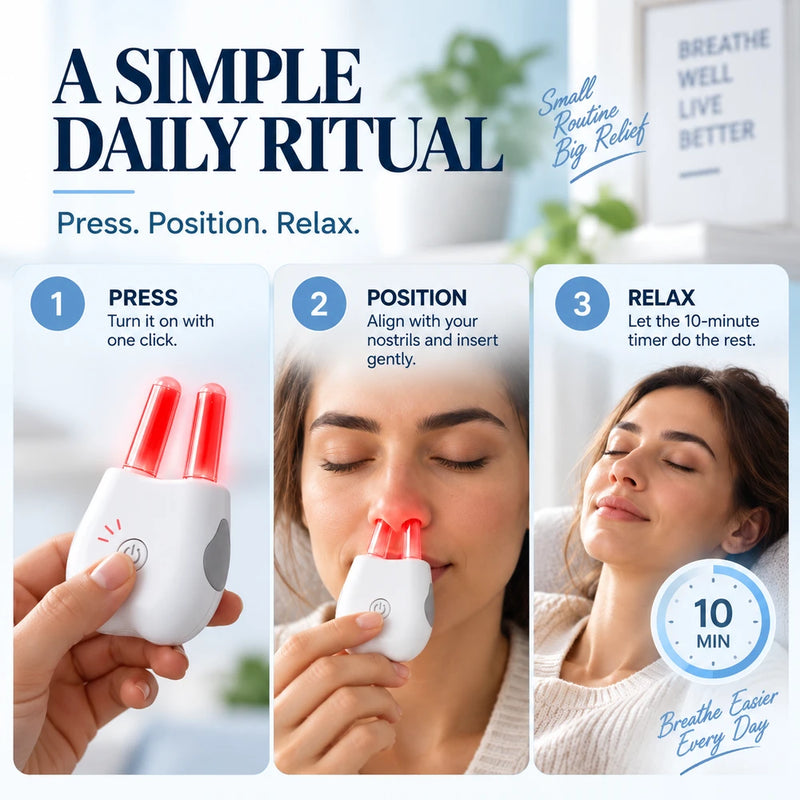 Red Light Allergy Device