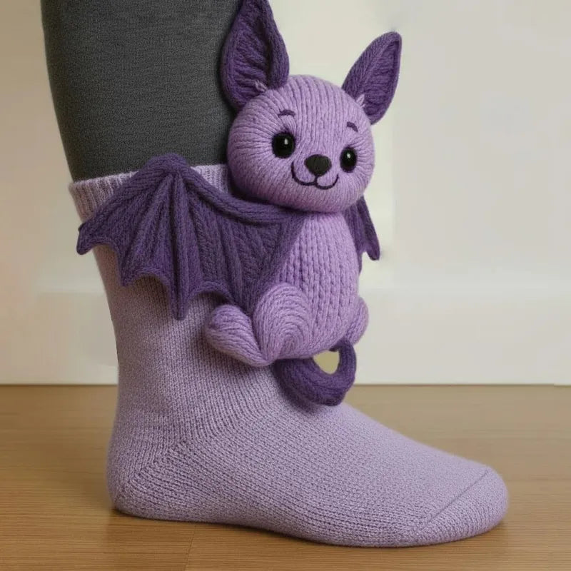 Cute 3D Animal Cozy Socks