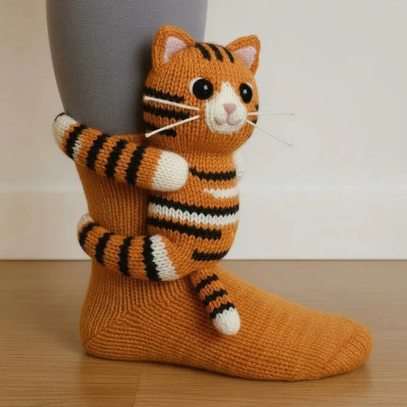 Cute 3D Animal Cozy Socks