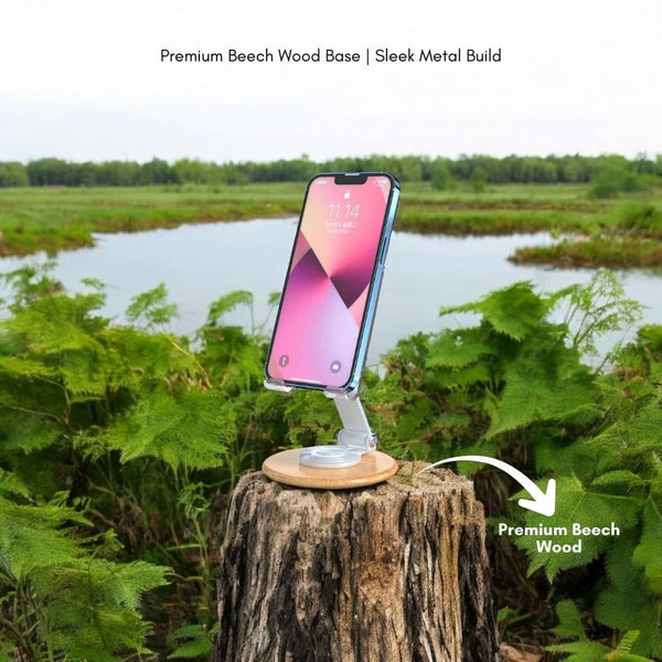 The Beechwood Phone Stand