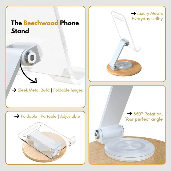The Beechwood Phone Stand