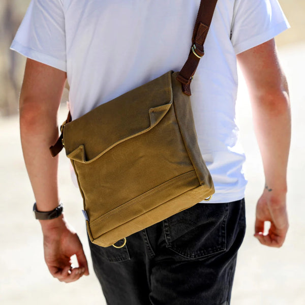 MK VII Jones Canvas Cross Body Bag