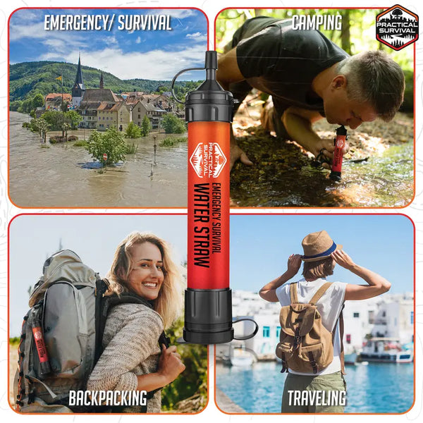 Personal Straw Water Filter |Perfect for outdoor survival