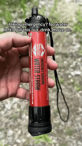 Personal Straw Water Filter |Perfect for outdoor survival