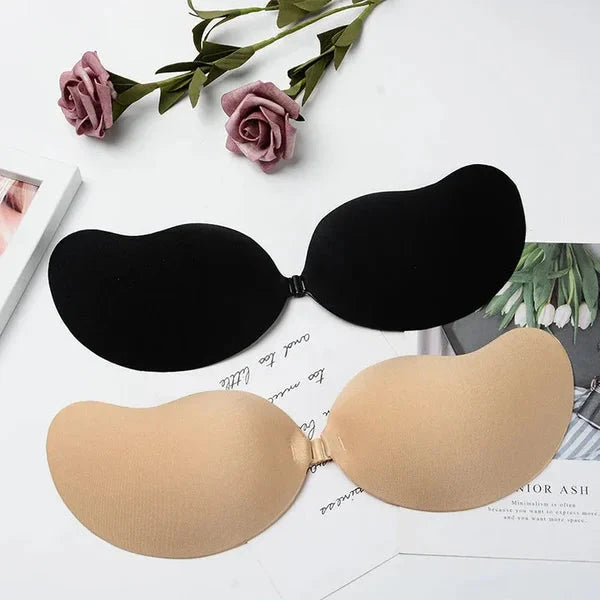 Self-adhesive push-up bra