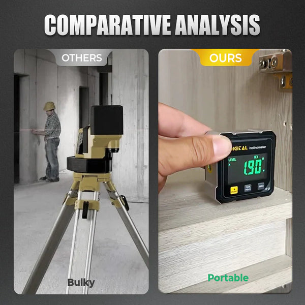 Digital 4-Sided Magnetic Laser Angle Scanner