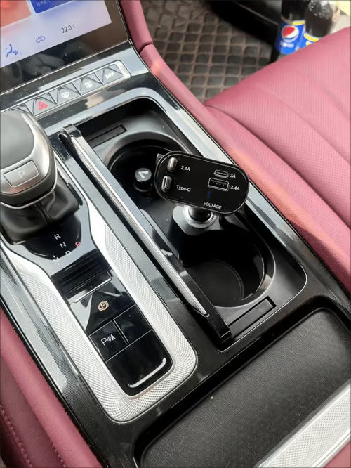 Fast Charge Retractable Car Charger