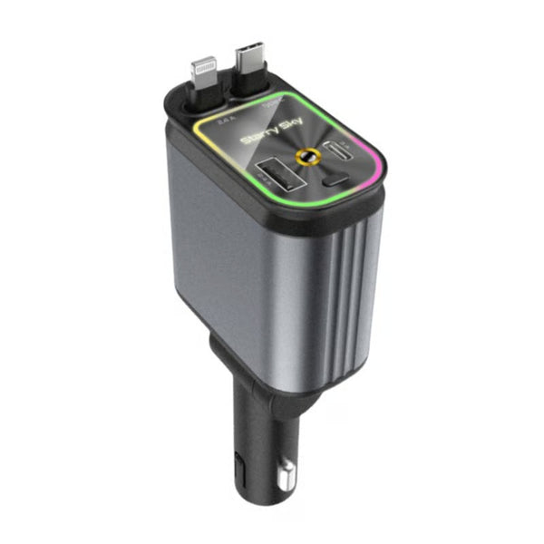 Fast Charge Retractable Car Charger