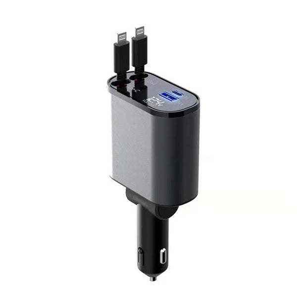 Fast Charge Retractable Car Charger