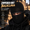 Zippered Knit Balaclava