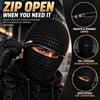 Zippered Knit Balaclava