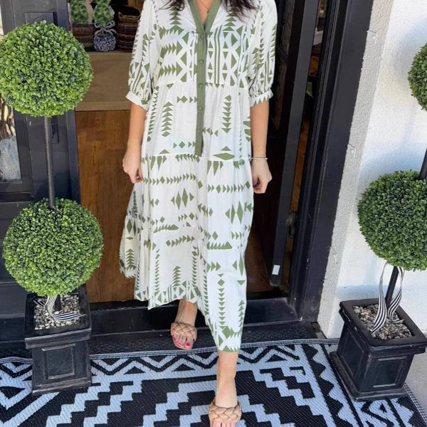 Bohemian Floral Dress