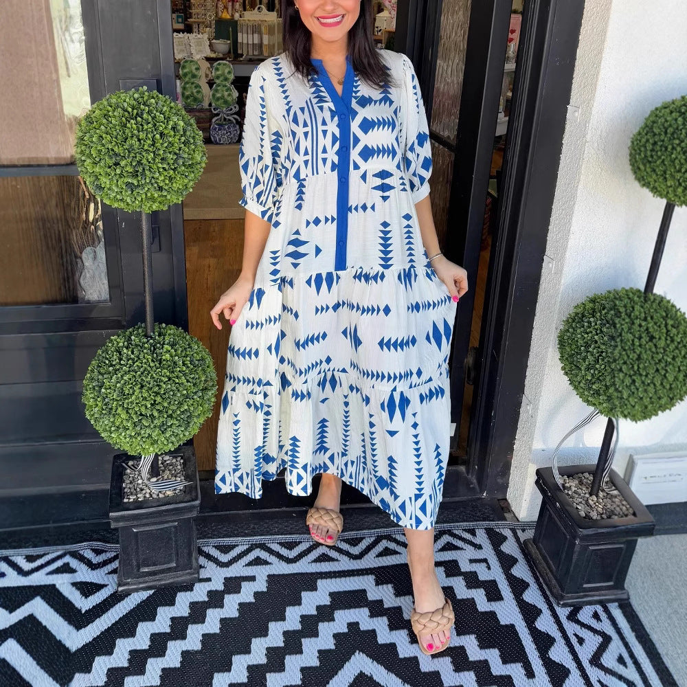 Bohemian Floral Dress