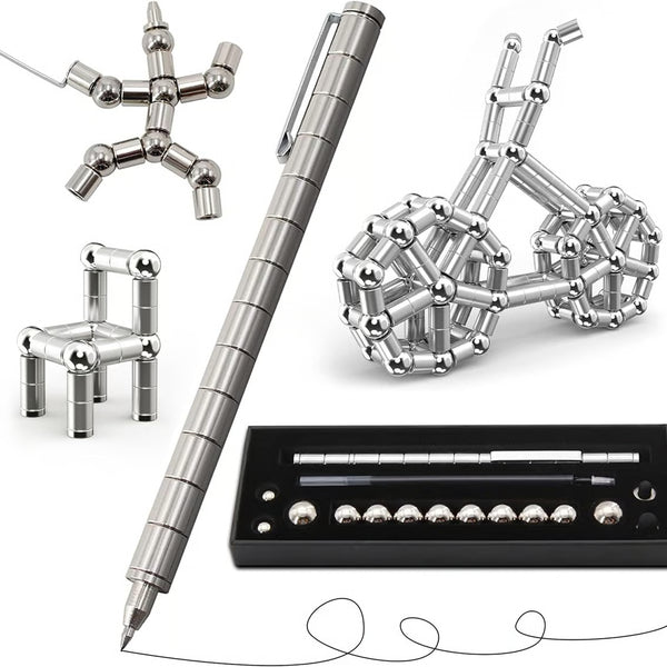 Magnetic Fidget Pen: Transform Into Various Shapes