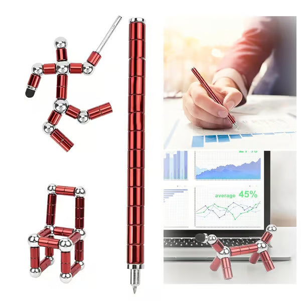 Magnetic Fidget Pen: Transform Into Various Shapes