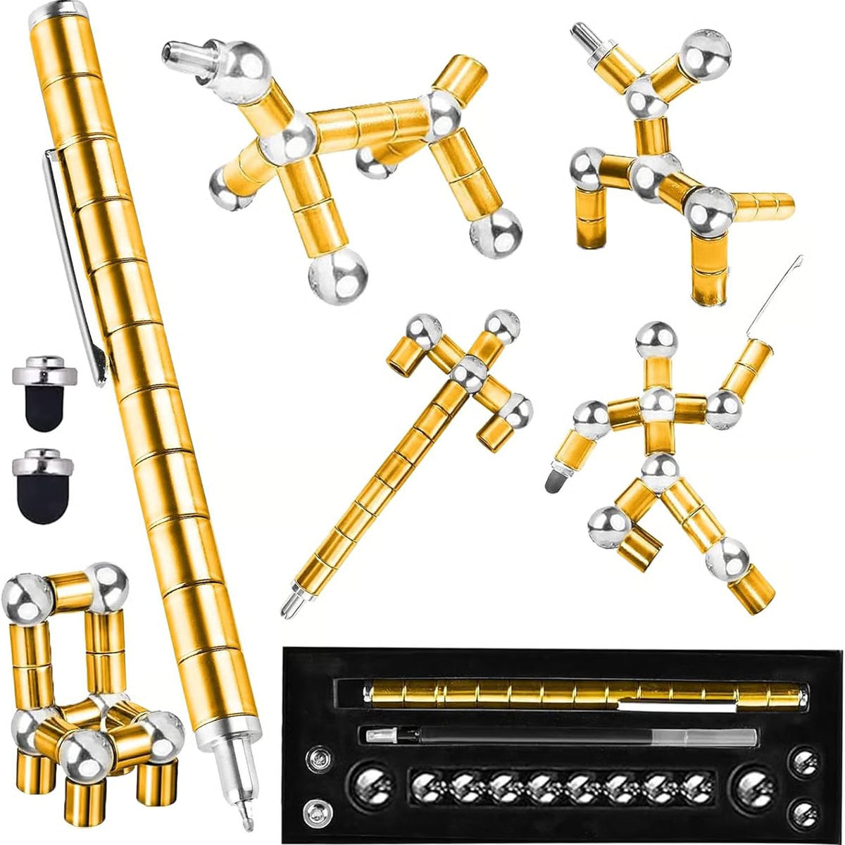 Magnetic Fidget Pen: Transform Into Various Shapes