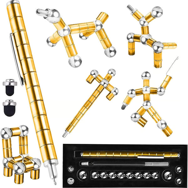 Magnetic Fidget Pen: Transform Into Various Shapes