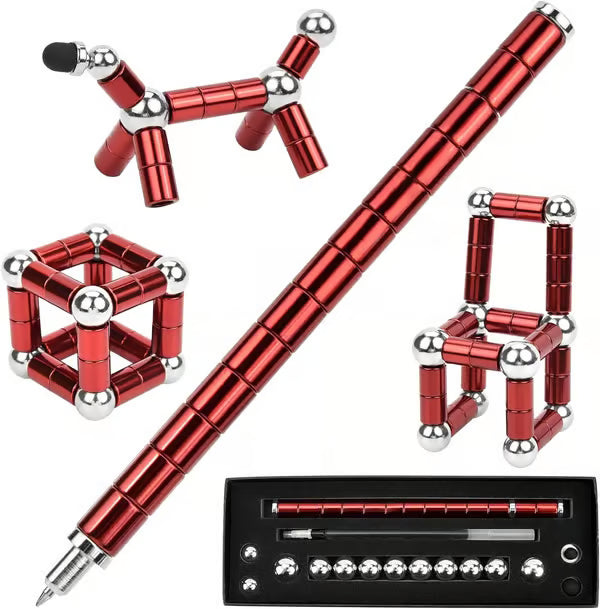 Magnetic Fidget Pen: Transform Into Various Shapes