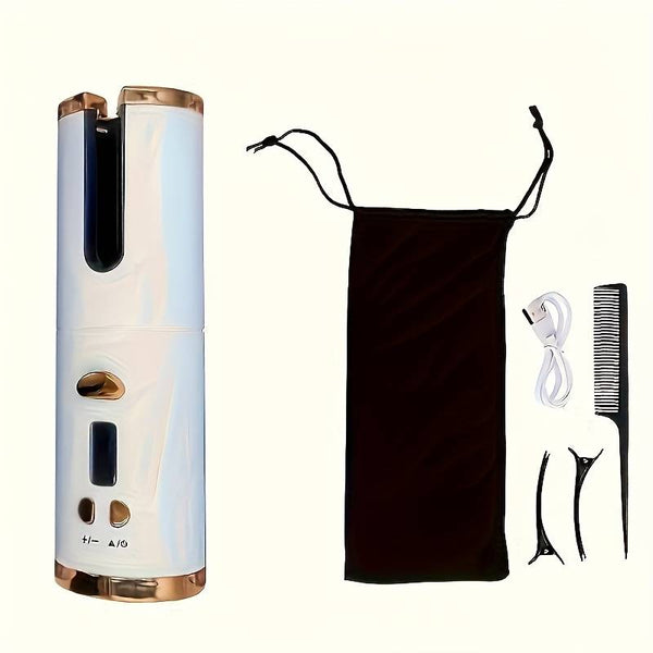 USB Rechargeable Cordless Hair Curler