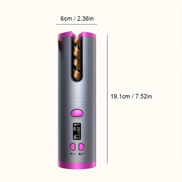 USB Rechargeable Cordless Hair Curler