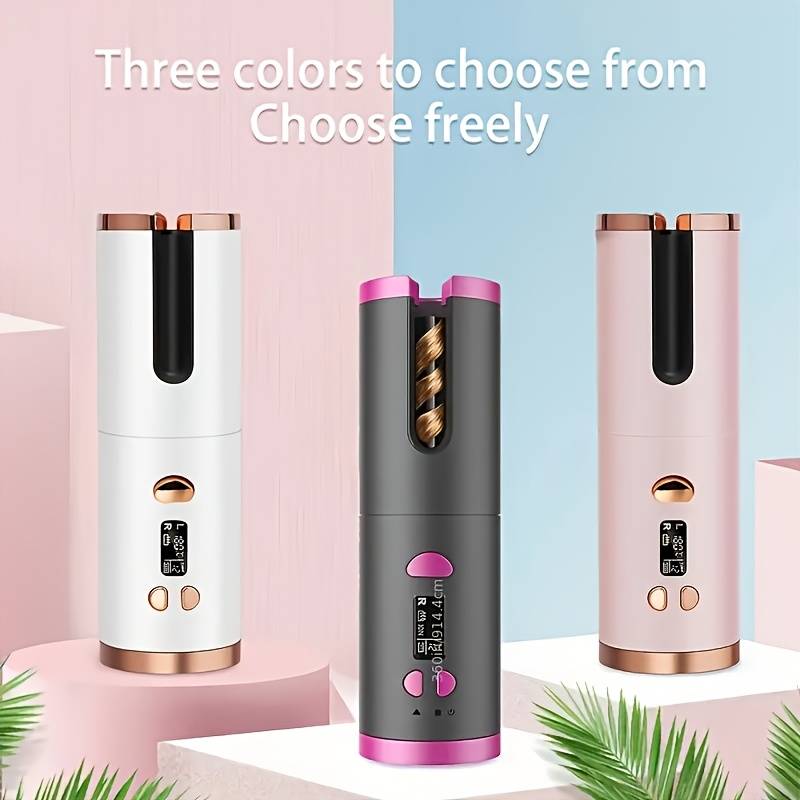 USB Rechargeable Cordless Hair Curler