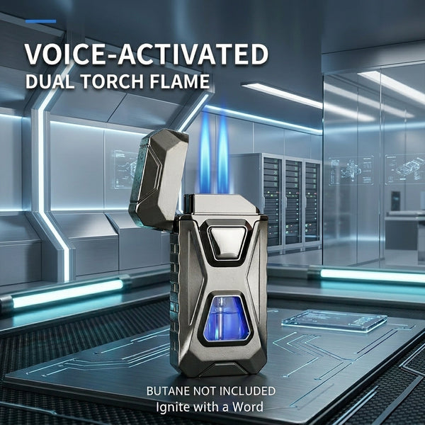 Voice Activated Dual Torch Lighter