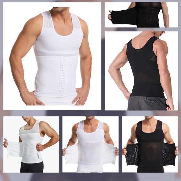 Sleek Men’s Waist Sculpting Vest