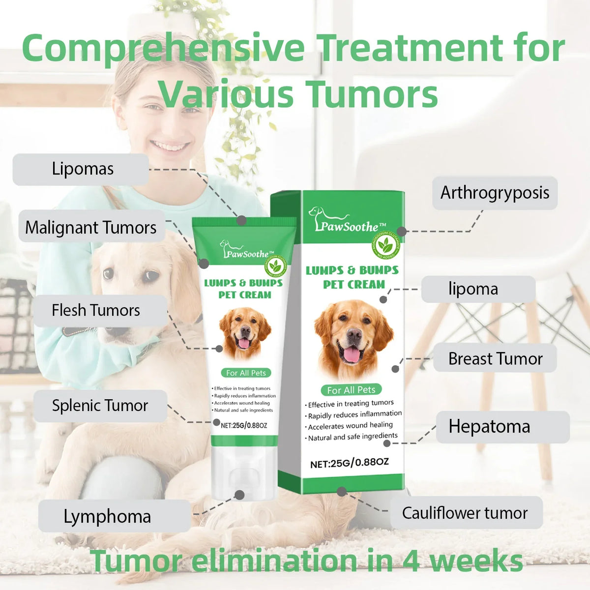 PawSoothe™ Lumps & Bumps Pet Cream: Comprehensive Treatment for Various Tumors - Prevention + Treatment in One