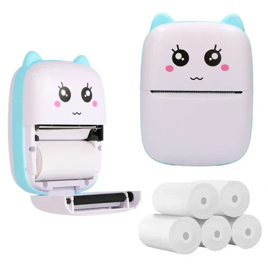 Mini Wireless Thermal Printer – Bluetooth & Inkless, Pocket-Sized