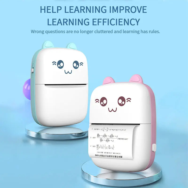 Mini Wireless Thermal Printer – Bluetooth & Inkless, Pocket-Sized