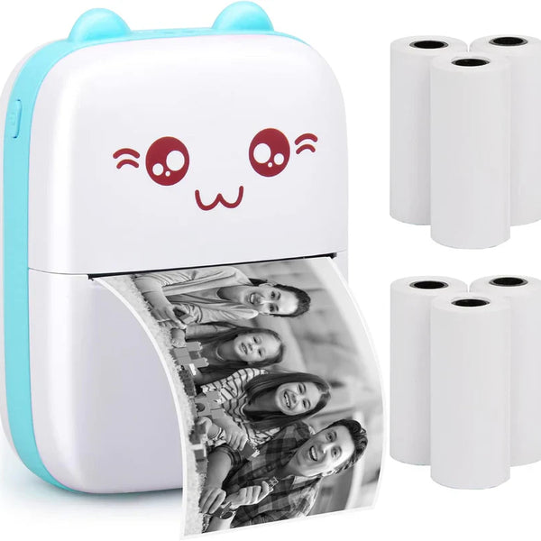 Mini Wireless Thermal Printer – Bluetooth & Inkless, Pocket-Sized