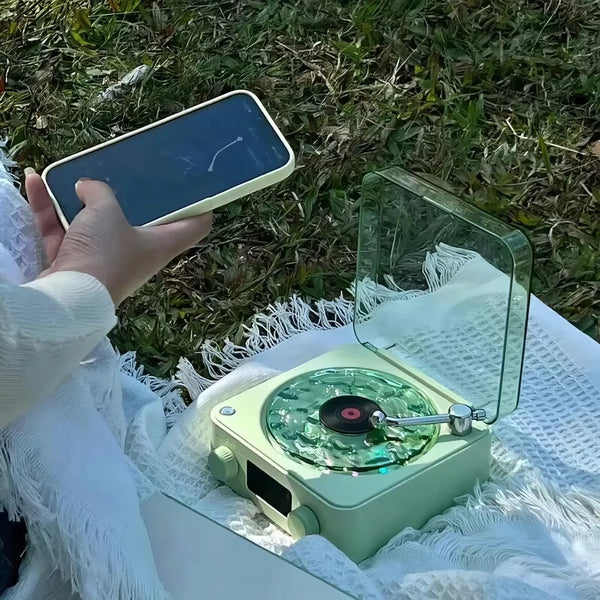 Retro Vinyl Player Bluetooth