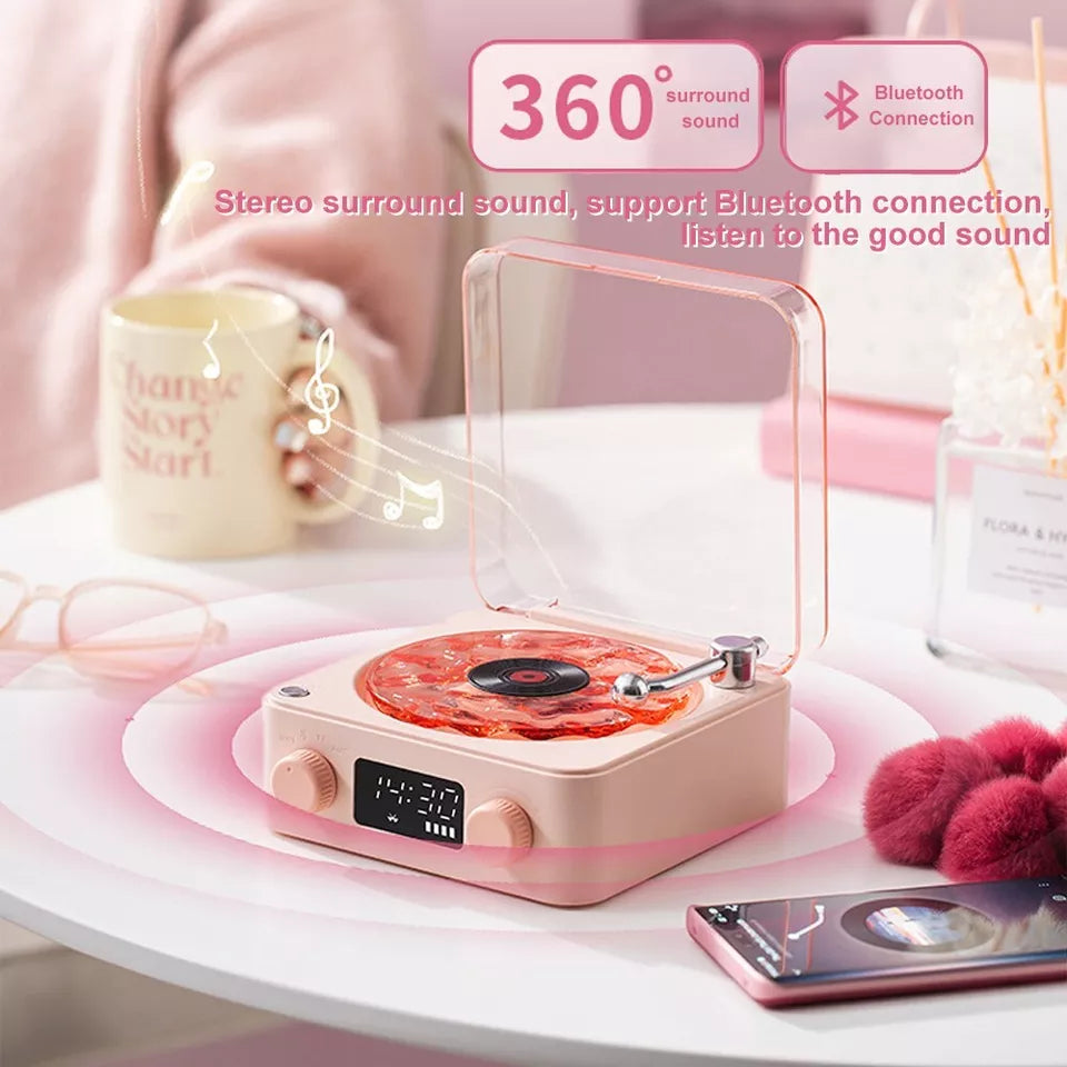 Retro Vinyl Player Bluetooth