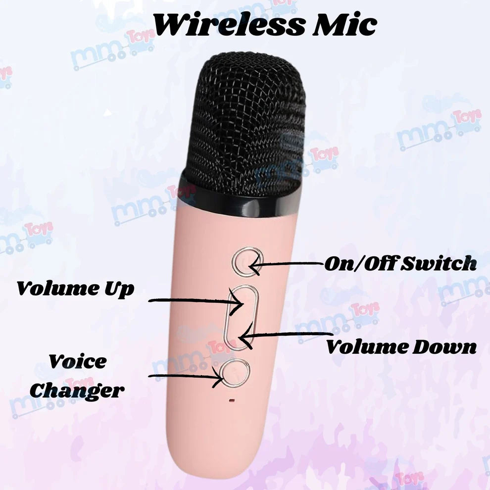 Karaoke Mic and Speaker Bluetooth Set