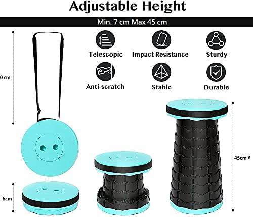 Heavy-Duty Collapsible Portable Stool
