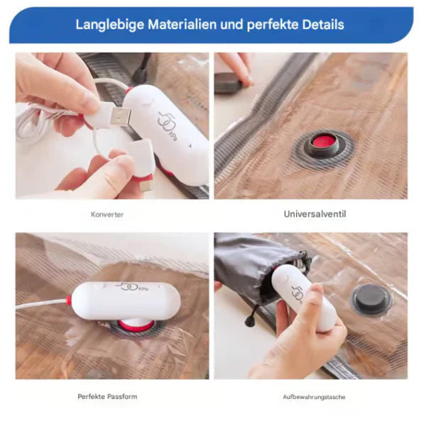 USB Electric Vacuum Pump With Vacuum Compression Bags