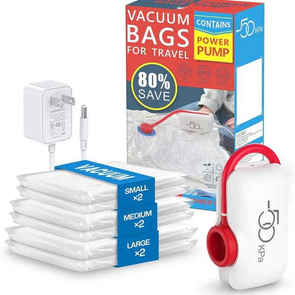 USB Electric Vacuum Pump With Vacuum Compression Bags